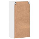 vidaXL Meuble mural Blanc brillant 55 x 29 x 100 cm Bois d'ingénierie