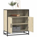 vidaXL Buffet chêne sonoma 68x35x76 cm bois d'ingénierie