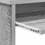 vidaXL Bureau Gris Sonoma 106 x 40 x 88.5 cm Bois d'ingénierie