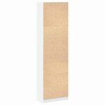 vidaXL Armoire avec étagère Blanc 55 x 25 x 189 cm Bois d'ingénierie