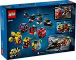 LEGO City - Ensemble Hélicoptère  Camion de Pompiers et Sous-Marin Modulable 60462 pour Enfants de 7 Ans et Plus