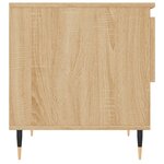 vidaXL Tables basses 2 Pièces chêne sonoma 50x46x50 cm bois d'ingénierie