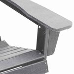 vidaXL Chaise de jardin 3 Pièces Gris clair Polyéthylène