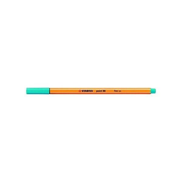 Stylo-Feutre POINT 88 Pointe Fine 0 4 mm bleu clair STABILO