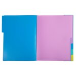 Trieur plastique forever young exacompta 8 divisions couleurs assorties - lot de 4