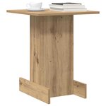 vidaXL Table d'appoint Chêne artisanal 44 5 x 45 x 55 cm
