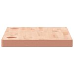 vidaXL Dessus de bureau 80x40x4 cm bois massif de hêtre