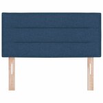 vidaXL Tête de lit avec tête de lit Bleu 80 cm tissu