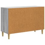 vidaXL Buffet Sonoma gris 89 x 34 5 x 60 cm Bois d'ingénierie
