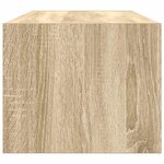 vidaXL Meuble TV chêne sonoma 80x31x25 5 cm bois d'ingénierie