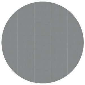 vidaXL Bâche de piscine gris clair Ø550 cm géotextile polyester
