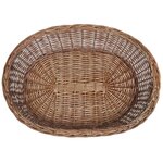 vidaXL Panier/Lit pour animaux de compagnie Naturel 90 cm