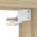 vidaXL Ensemble de meubles de salle de bain 3 Pièces chêne sonoma