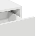 vidaXL Table de Toilette Blanc 100 x 40 x 70 cm Bois d'ingénierie