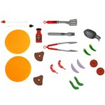Theo Klein 9445 - Barbecue Weber Genesis en bois (MDF)