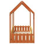 vidaXL Cadre de lit d'enfants forme de maison sans matelas 80x200 cm