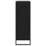 vidaXL Bibliothèque Chêne noir 80 x 30 x 155 cm Bois d'ingénierie