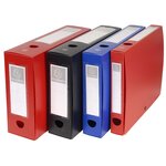 Boite De Classement À Pression Dos 80mm Polypropylène 7/10e Opaque - A4 - Noir - X 10 - Exacompta