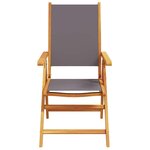 vidaXL Ensemble de salle à manger pour jardin Pliant 5 Pièces Anthracite