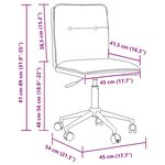 vidaXL Chaises à manger lot de 6 gris similicuir