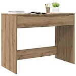 vidaXL Bureau Chêne artisanal 100 x 50 x 78 cm Bois d'ingénierie