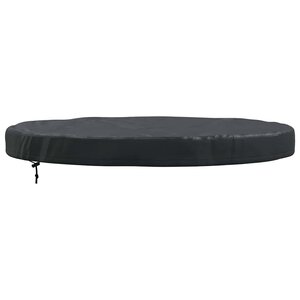 vidaXL Housse de Table Extérieure Noir 102 x 102 x 10 cm Tissu 600D