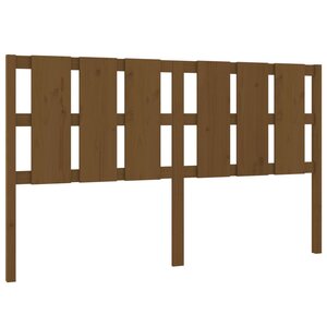 vidaXL Tête de lit Marron miel 165 5x4x100 cm Bois massif de pin