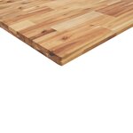 vidaXL Étagères flottantes 2 Pièces 140x30x4 cm acacia massif à l'huile