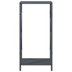 vidaXL Portant de bois chauffage anthracite 34x25x70 cm