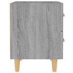 vidaXL Table de chevet Sonoma gris 40x35x47 5 cm