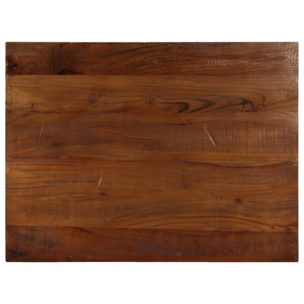 vidaXL Dessus de table 70x50x3 8 cm rectangulaire bois massif récupéré