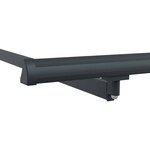 vidaXL Cadre de auvent Anthracite 4 x 2 m Métal