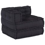 vidaXL Unité de canapé modulaire 4 Pièces Anthracite Tissu