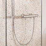 GROHE Robinet mitigeur thermostatique douche Grohtherm 1000 - Bec haut - Bec tube pivotant 150°- Economie d'eau - Chrome