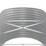 vidaXL Lit surélevé de jardin Acier enduit de poudre Anthracite