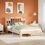 vidaXL Cadre de lit sans matelas 160x200 cm bois massif de pin
