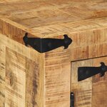 vidaXL Buffet 55x35x70 cm Bois massif Mangue brut