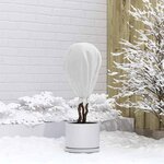 vidaXL Fleece de protection des plantes contre le gel Blanc 20 x 1 6 m