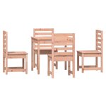 vidaXL Ensemble à manger de jardin 5 Pièces bois massif Douglas