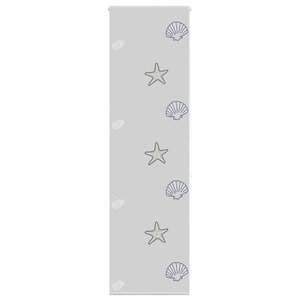 vidaXL Store enrouleur de douche 80x240 cm largeur du tissu 76 cm