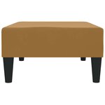 vidaXL Repose-pied Marron 78x56x32 cm Velours