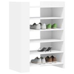 vidaXL Armoire à chaussures blanc 74 5x37 5x100 cm bois d'ingénierie