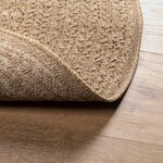 vidaXL Tapis 90 cm aspect jute intérieur et extérieur