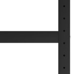 vidaXL Cadre de banc de travail Métal 120x57x79 cm Noir et rouge