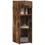 vidaXL Buffet chêne fumé 30x42 5x93 cm bois d'ingénierie