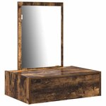 vidaXL Table de Toilette Marron 60 x 40 x 70 cm Bois d'ingénierie
