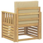 vidaXL 2 Pièce Ensemble de canapés d'extérieur Polyester