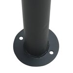 vidaXL Tente à auvent beige 3x3 m acier et tissu