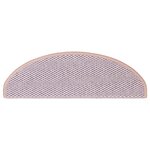 vidaXL Tapis d'escalier autocollants 30 Pièces 65x21x4 cm rose