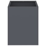 vidaXL Cache-pot de jardin Anthracite Acier laminé à froid